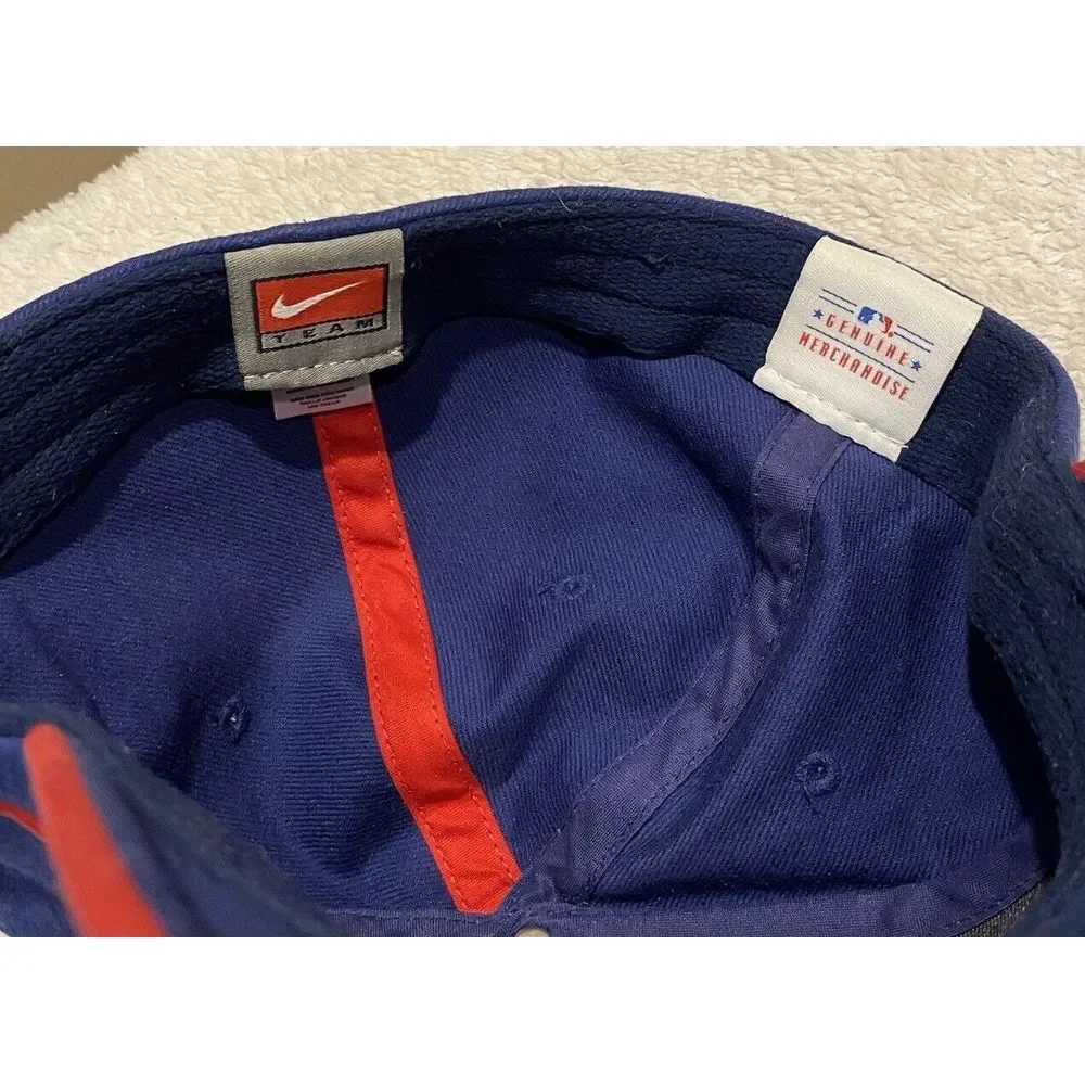 Nike Chicago Cubs Red & Blue‎ Baseball Hat/Cap OSFM Genuine Merchandise - Picture 7 of 9